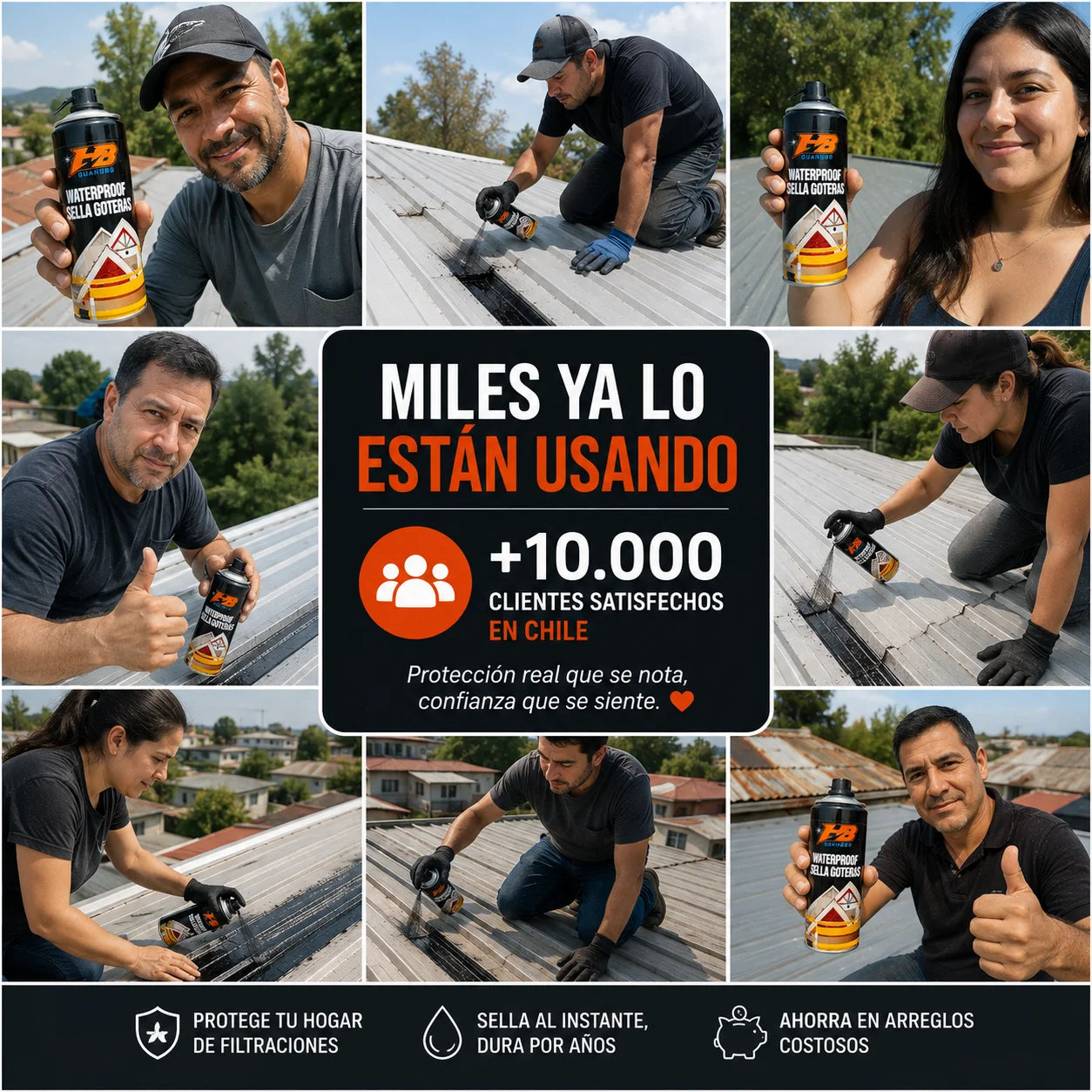 Spray Anti Goteras — Sella filtraciones de forma rápida y fácil