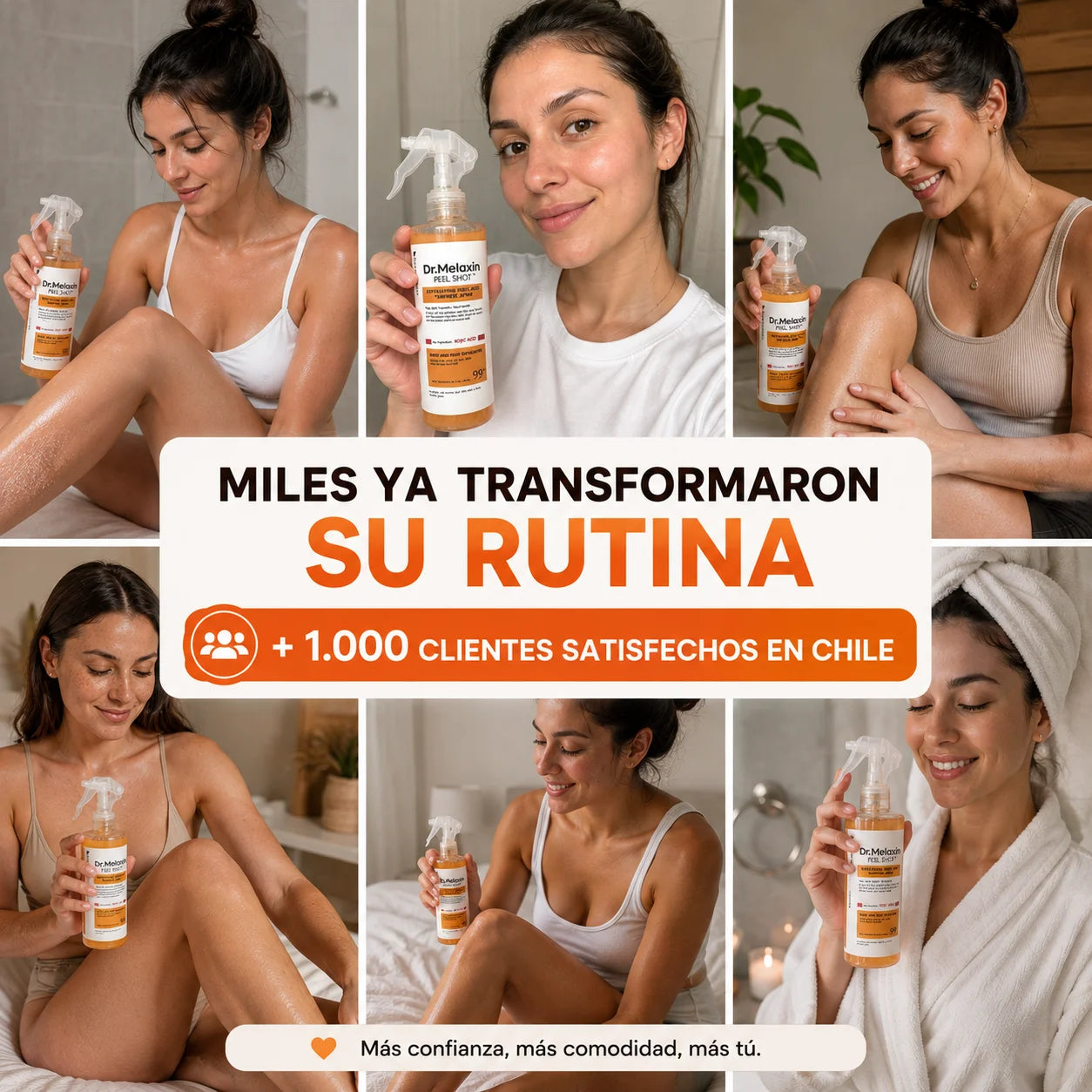 DR MELAXIN — Spray Exfoliante para una Piel Más Suave y Uniforme
