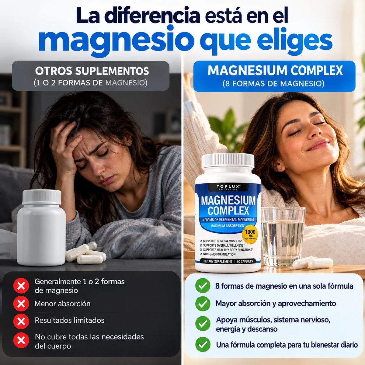 Magnesium Complex — Más apoyo para tu descanso, músculos y energía diaria